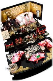 平安天鳳・京友禅雛