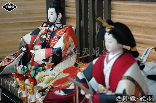 平安天鳳ひな人形・京都西陣袋帯